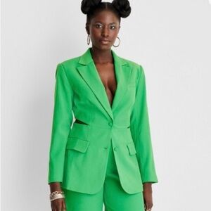 Green blazer